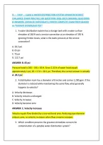 Fl &mdash; Fdep &mdash; Class A Water Distribution System Operator Newest &NewLine;Evaluated Exam Practice 100 Questions 2026-2027&vert;Original Questions &NewLine;& Answers &vert;Detailed Rationales &vert;Hinted Complete Exam Prep Graded &NewLine;A&plus;&ast;Instant Download Pdf&ast;