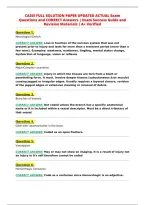 CAISS FULL SOLUTION PAPER UPDATED ACTUAL Exam&NewLine;Questions and CORRECT Answers &vert; Exam Success Guide and&NewLine;Revision Materials &vert; A&plus; Verified