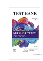 TEST BANK FOR NURSING RESEARCH IN CANADA&comma; 4TH EDITION by Mina Singh&comma; Cherylyn Cameron&comma; Geri LoBiondo-Wood&comma; and Judith Haber&NewLine;