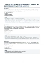 Comptia Security&plus; Sy0-601 Chapter 8 Expected&NewLine;Questions With Verified Answers