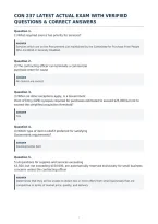 Con 237 Latest Actual Exam With Verified&NewLine;Questions & Correct Answers