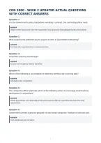 Con 3900 Week 2 Updated Actual Questions&NewLine;With Correct Answers&NewLine;