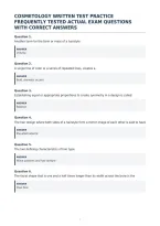 Cosmetology Written Test Practice&NewLine;Frequently Tested Actual Exam Questions&NewLine;With Correct Answers