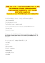 JOMC 487&colon; Exam 3 Comprehensive Resource To Help &NewLine;You Ace Exams Includes Frequently Tested &NewLine;Questions With ELABORATED 100&percnt; Correct &NewLine;COMPLETE SOLUTIONS &NewLine;Guaranteed Pass First Attempt&excl;&excl; Current Update&excl;&excl;