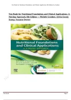 Test Bank For Nutritional Foundations And Clinical Applications 8th Edition By Grodner&comma; Escott-Stump & Dorner &vert; Chapters 1-20 &vert; ISBN 9780323810241