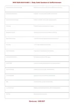 WGU D446 Adult Health 2 &vert; Study Guide Questions & Verified Answers &vert; Updated &vert; Grade A&plus; &vert; 2026&sol;2027