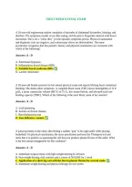 NR511 Week 8 Final Exam Study Guide &vert; Differential Diagnosis & Primary Care &vert; Questions & Answers &vert; 2026