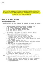 Test Bank - Pharmacotherapeutics for Advanced Practice Nurse Prescribers&comma; 6th Edition &lpar;Woo&rpar;&comma; Chapter 1-57 &vert; All Chapters&vert; 2026 Updated&NewLine;