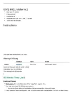 ISYE 6501 OAN&sol;O01&sol;A Midterm 1 &comma; Midterm 2 and Final Exam Bundled &vert; Everything you need to pass in ISYE 6501 is here&excl;&excl;