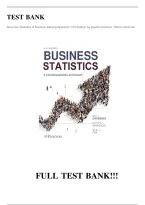 Test Bank for Business Statistics&colon; A Decision-Making Approach&comma; 10th Edition by David F&period; Groebner&comma; Patrick W&period; Shannon & Phillip C&period; Fry 