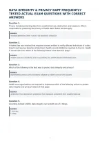 Data Integrity & Privacy Dapt Frequently&NewLine;Tested Actual Exam Questions With Correct&NewLine;Answer