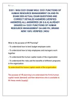 Score Above Cut Score on WGU D351 Final Assessment&colon; 90 Real Exam Questions and Expert Management Keys