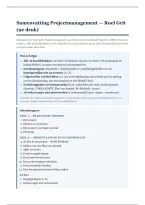 Samenvatting Projectmanagement &ndash; Grit &lpar;9e druk&rpar; &vert; H1-12 &plus; begrippenlijst &plus; oefenvragen