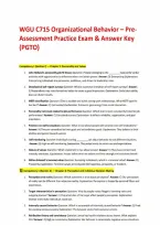 WGU C715 Organizational Behavior Complete Exam & Study Mega Bundle &vert; Flashcards&comma; Chapter Summaries&comma; PGTO Pre‑Assessment&comma; Task 3 Essay & Extra Practice Q&As &vert; Verified OA Prep &lpar;2026‑2027&rpar;
