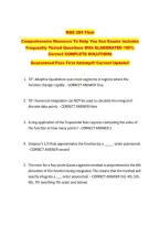 MAE 284 Final  &NewLine;Comprehensive Resource To Help You Ace Exams Includes &NewLine;Frequently Tested Questions With ELABORATED 100&percnt; &NewLine;Correct COMPLETE SOLUTIONS  &NewLine;Guaranteed Pass First Attempt&excl;&excl; Current Update&excl;&excl; 