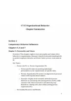 WGU C715 Organizational Behavior &ndash; Complete Chapter Summaries & OA Exam Study Guide&period;pdf&NewLine;&NewLine;
