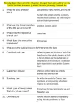 Florida Basic Recruit LEO&colon; Chapter 3 Legal Test with all Correct & 100&percnt; Verified Answers &vert;Latest Version &vert;Already Graded A&plus;