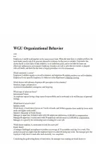 WGU C715 Organizational Behavior Flashcards & Exam Prep Core Concepts&comma; Motivation & Team Dynamics&period;pdf&NewLine;&NewLine;