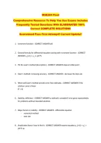 MAE284 Final &NewLine;Comprehensive Resource To Help You Ace Exams Includes &NewLine;Frequently Tested Questions With ELABORATED 100&percnt; &NewLine;Correct COMPLETE SOLUTIONS  &NewLine;Guaranteed Pass First Attempt&excl;&excl; Current Update&excl;&excl;