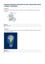 Design Process Updated Actual Questions With&NewLine;Correct Answers