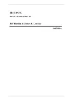 Test Bank for Becker's World of the Cell&comma; 10th Edition by Jeff Hardin&comma; Gregory P&period; Bertoni & Lewis J&period; Kleinsmith &ndash; All Chapters 1&ndash;26