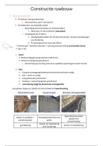 Samenvatting Constructie Ruwbouw &vert; Hogeschool Gent &vert; 2025&sol;26&vert;  &lpar;18&sol;20 behaald&rpar;