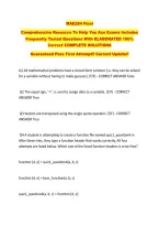 MAE284 Final  &NewLine;Comprehensive Resource To Help You Ace Exams Includes &NewLine;Frequently Tested Questions With ELABORATED 100&percnt; &NewLine;Correct COMPLETE SOLUTIONS  &NewLine;Guaranteed Pass First Attempt&excl;&excl; Current Update&excl;&excl; 