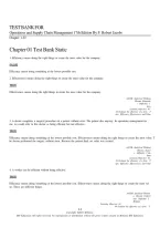 Test Bank - Operations and Supply Chain Management&comma; 17th Edition &lpar; Robert Jacobs&comma; 2024&rpar; Chapters 1 - 22 &vert; All Chapters