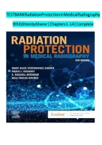 TEST BANK Radiation Protection in Medical Radiography 9th Edition by Sherer &vert; Chapters 1 - 14 &vert; Complete