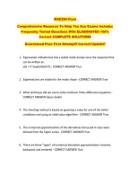 MAE284 Final &NewLine;Comprehensive Resource To Help You Ace Exams Includes &NewLine;Frequently Tested Questions With ELABORATED 100&percnt; &NewLine;Correct COMPLETE SOLUTIONS &NewLine;Guaranteed Pass First Attempt&excl;&excl; Current Update&excl;&excl; 