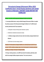 PENNSYLVANIA SEWAGE ENFORCEMENT OFFICER &lpar;SEO&rpar; CERTIFICATION EXAM ULTIMATE STUDY BUNDLE &vert; ALL PA DEP BLUEPRINT DOMAINS&comma; ACT 537 LAWS&comma; 25 PA CODE CHAPTERS 71&sol;72&sol;73&comma; SOIL EVALUATION & PERCOLATION TESTING &mdash; 450&plus; VERIFIED PRACTICE QUESTIONS WITH RATIONALES &mdash; G