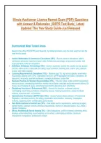 ILLINOIS AUCTIONEER LICENSE EXAM ULTIMATE STUDY BUNDLE &vert; ALL-IN-ONE IDFPR PRACTICE TEST BANK&comma; STATE STATUTES&comma; ESCROW RULES & CONTRACT RATIONALES &mdash; GRADED A&plus;