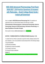 NSG 5240 ADVANCED PHARMACOLOGY FINAL EXAM ULTIMATE STUDY BUNDLE &vert; ALL 10 CORE MODULES&comma; PHARMACOKINETICS&sol;DYNAMICS&comma; CARDIOVASCULAR&comma; ANTIMICROBIALS&comma; CNS&comma; ENDOCRINE & SPECIAL POPULATION PRESCRIBING &vert; 350&plus; VERIFIED PRACTICE QUESTIONS WITH DETAILED RATIONALES &mdash;