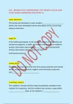 Rca - Indiana State Jurisprudence Test Newest Actual 2026 &NewLine;Study Guide Guaranteed Pass Rated A&plus;