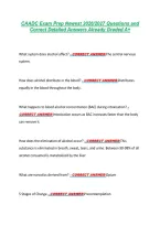 CAADC Exam Prep Newest 2026&sol;2027 Questions and &NewLine;Correct Detailed Answers Already Graded A&plus; 