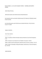NUR 254 EXAMS 1&comma; 2&comma; 3 & 4 &lpar;LATEST 2026&sol;2027 UPDATE&rpar; &mdash; MATERNAL AND PEDIATRIC &NewLine;NURSING &NewLine;Galen College of Nursing &NewLine;500 Practice Questions with Verified Answers & Detailed Rationales &NewLine;Exam Questions And Correct Answers &lpar;Verified Answers&rpar; Plus Rationales 