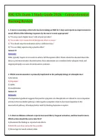 NSG 526 Exam 1 Study Guide 2026 &ndash; Comprehensive &NewLine;Nursing Review