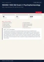 NSG 552 Psychopharmacology Exam 2 Wilkes 2026&sol;2027 &ndash; Questions and Answers &vert; 100&percnt; Verified &vert; Complete Verified Answers &ndash; Pass Guaranteed &ndash; A&plus; Graded