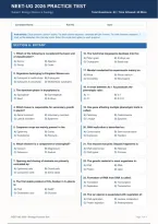 NEET-UG 2026 Biology Practice Test Paper