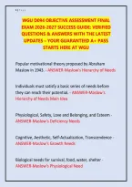 WGU D094 Objective Assessment Final Exam 2026-2027 &ndash; ACTUAL EXAM PREP &vert; 150&plus; Verified Q&A &vert; Educational Psychology & Human Development