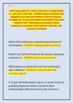 NRNP 6531 Final Exam 2026-2027 &ndash; ACTUAL EXAM PREP &vert; 200&plus; Verified Q&A &vert; Primary Care for the Family Nurse Practitioner