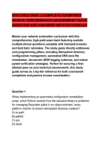 Wgu D522 Task 2 Complete Exam Prep &NewLine;Bank & Performance Assessment Guide &NewLine;Question And Answers With Rationales 