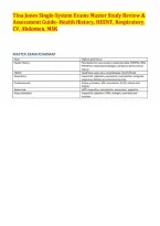 Tina Jones Single-System Exams Master Study Review & Assessment Guide- Health History&comma; HEENT&comma; Respiratory&comma; CV&comma; Abdomen&comma; MSK