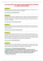 Calt Exam 2027 Study Guide Complete Questions & Answers&NewLine;&vert; A&plus; Graded 100&percnt; Verified