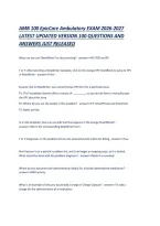 Amb 100 Epiccare Ambulatory Exam 2026-2027 Latest Updated Version 100 Questions And Answers Just Released &period;Pdf&NewLine;&NewLine;