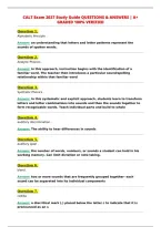Alt Exam 2027 Study Guide Questions & Answers &vert; A&plus;&NewLine;Graded 100&percnt; Verified&NewLine;