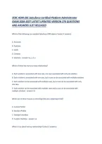 SFDC ADM-201 Salesforce Certified Platform Administrator EXAM 2026-2027 LATEST UPDATED VERSION 270 QUESTIONS AND ANSWERS JUST RELEASED &period;pdf&NewLine;&NewLine;