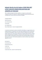 Sailpoint Identity Security Engineer EXAM 2026-2027 LATEST UPDATED VERSION 200 QUESTIONS AND ANSWERS JUST RELEASED &period;pdf&NewLine;&NewLine;