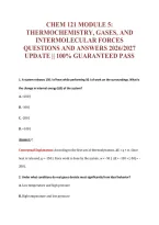 Chem 121 EXAM Bundle &vert; Update Questions with complete and Verified solutions&period;