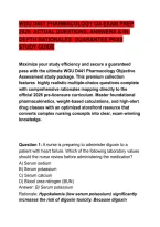 Wgu D441 Pharmacology Oa Exam Prep &NewLine;2026  Actual Questions&comma; Answers & In&NewLine;Depth Rationales  Guarantee Pass &NewLine;Study Guide